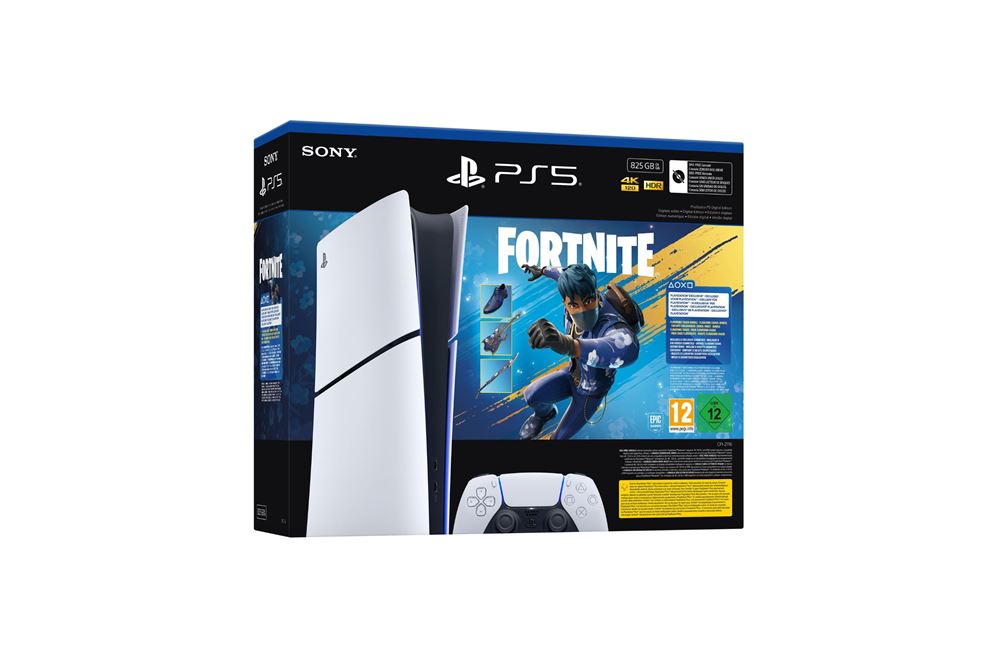 Pack Console Sony PS5 Slim Edition Digital Fortnite Flowering Chaos