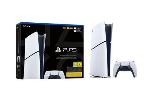 Console Sony PS5 Slim Edition Digital Blanc et Noir