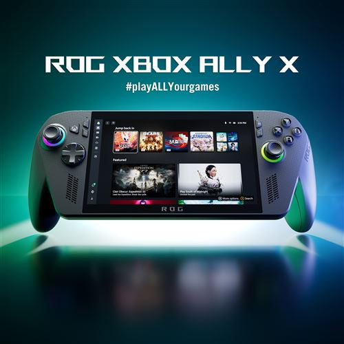 Console portable Asus ROG Xbox Ally X 24 Go RAM 1 To SSD Noir